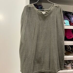 Talbots Olive Green Knit Sweater